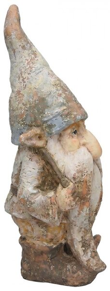 Záhradná dekorácia trpaslík Gnome v antik štýle - 28*22*58 cm - Clayre & Eef