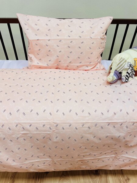 Obliečky bavlnené detské Hello Kitty - Detský set 130x90cm + 65x45cm