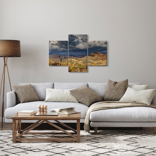Obraz - kaktusy v prírode (90x60 cm)