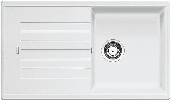 Blanco Zia 5 S, silgranitový drez 860x500x190 mm, 1-komorový, biela, 520515