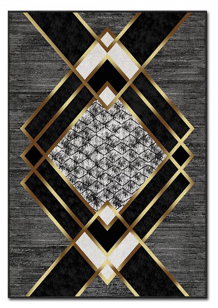 Conceptum Hypnose Koberec Gogo 160x230 cm čierny/zlatý