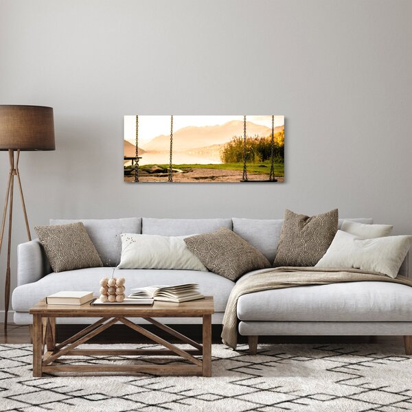Obraz hojdačky v prírode (120x50 cm)