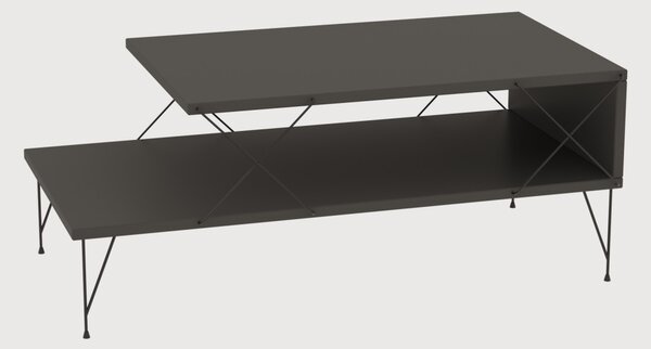 Hanah Home Konferenčný stolík Loire 100 cm antracit