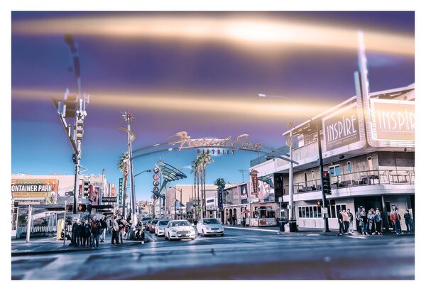 Obraz ulice v Las Vegas (90x60 cm)