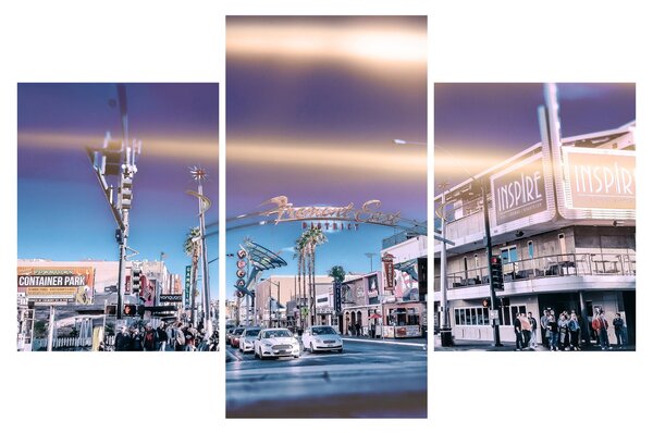 Obraz ulice v Las Vegas (90x60 cm)