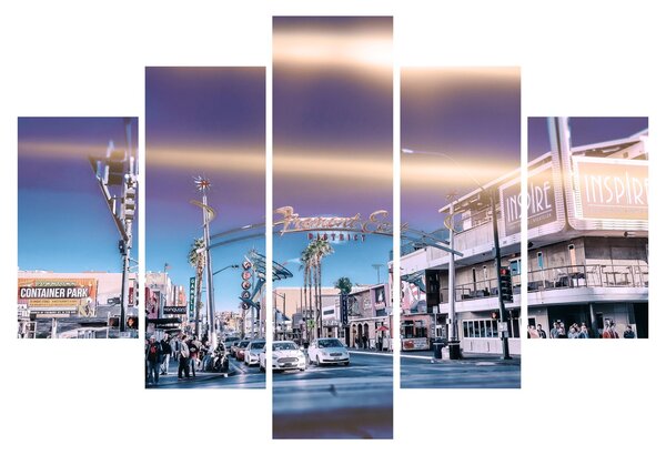 Obraz ulice v Las Vegas (150x105 cm)