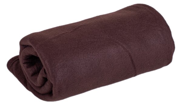 Deka Fleece tmavo hnedá 150x200cm