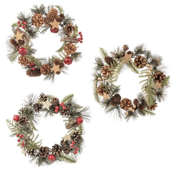 Kreatívna sada DIY CHRISTMAS na výrobu vencov a dekorácií - rôzne varianty
