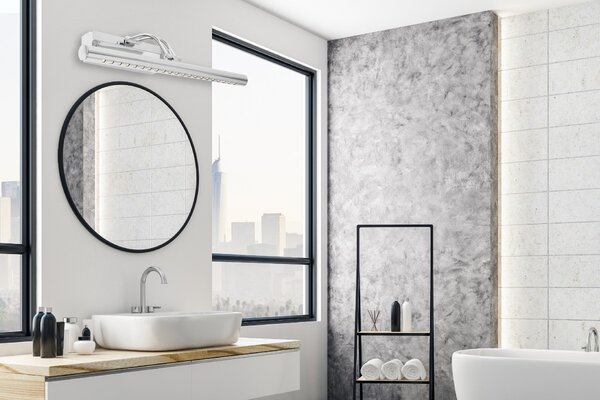 TooLight Kúpeľňové svietidlo 5W 40CM APP364-1W strieborné