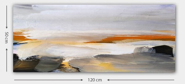 Hanah Home Obraz Západ 120x50 cm