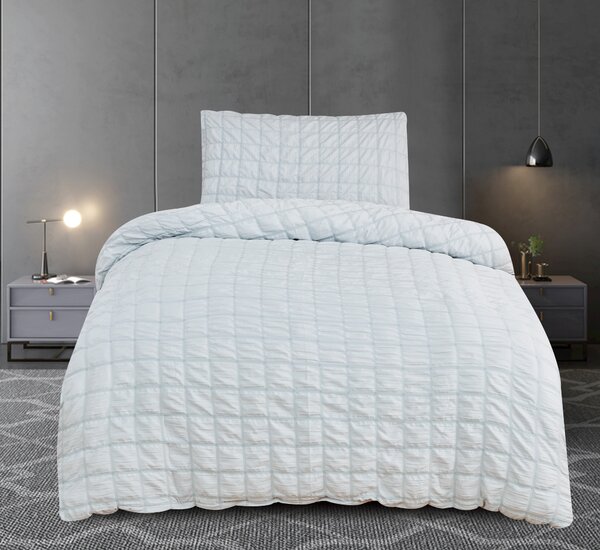 Krepové obliečky polycotton Neapol sivé 200x140cm+90x70cm