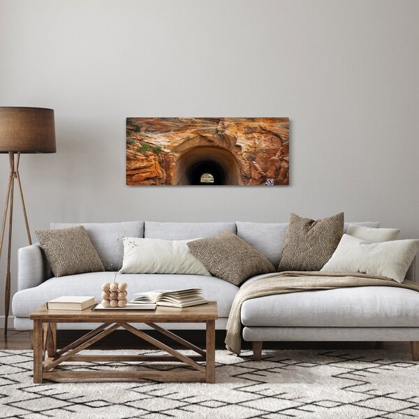 Obraz - tunel v skale (120x50 cm)