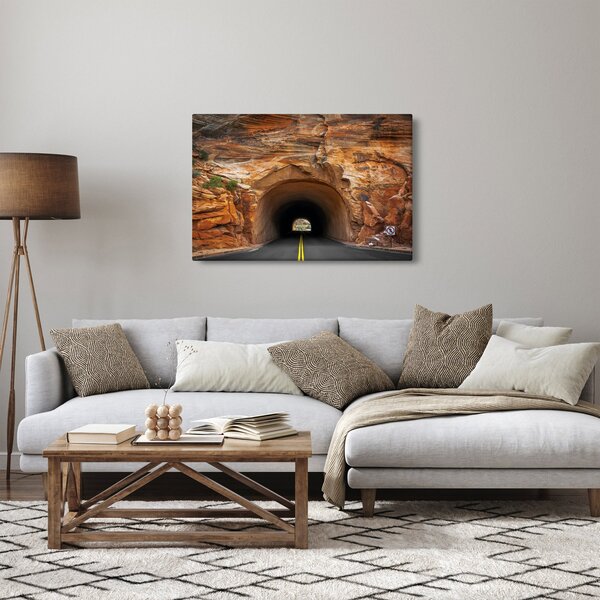 Obraz - tunel v skale (90x60 cm)