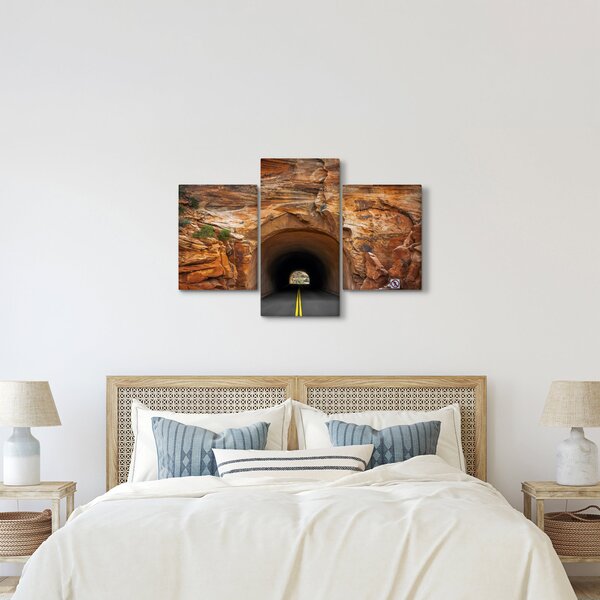 Obraz - tunel v skale (90x60 cm)