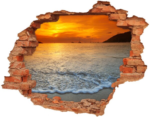 Samolepiaca diera na stenu Sunset sea nd-c-97995760