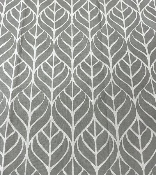 Obliečky bavlnené Leaf sivý 140x200cm+90x70cm