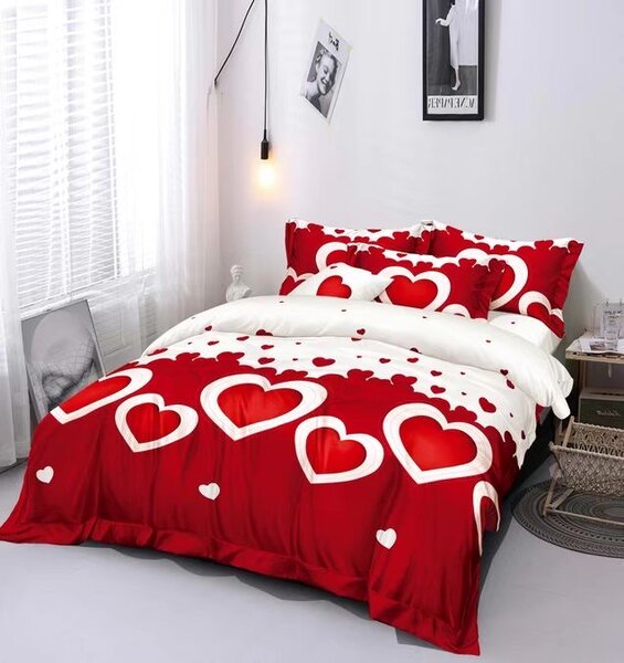 Sendia Textil LOVE 1 foto obliečky 140x200 cm Rozmer obliečok: 140x200 cm, Obsah balenia: 3 Set Balenie