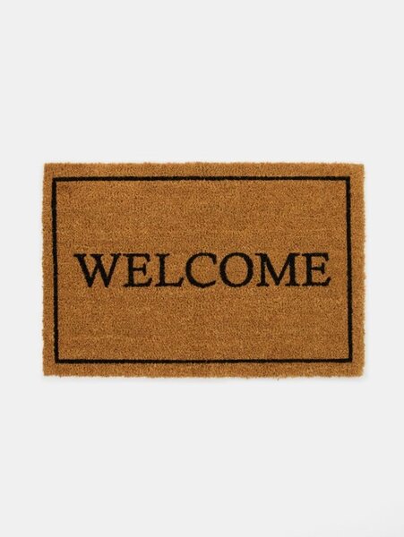 Sinsay - Vstupná rohožka s nápisom Welcome - béžová