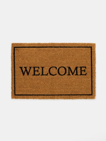 Sinsay - Vstupná rohožka s nápisom Welcome - béžová
