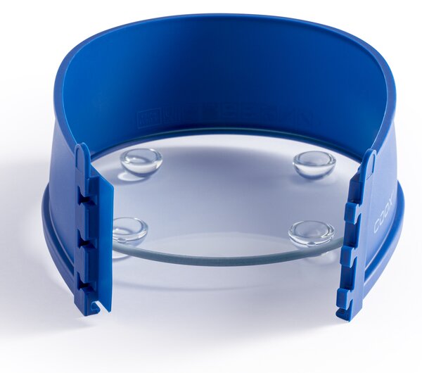 Forma coox SPRING priemer 18 cm so sklenenou základňou a nožičkami Farba: Červená