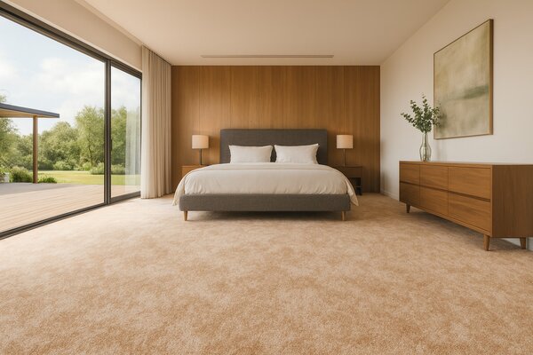 Condor Carpets, Metrážny koberec Serena 6642, na mieru, šíře 4m,5m, béžová, filc, detská izba