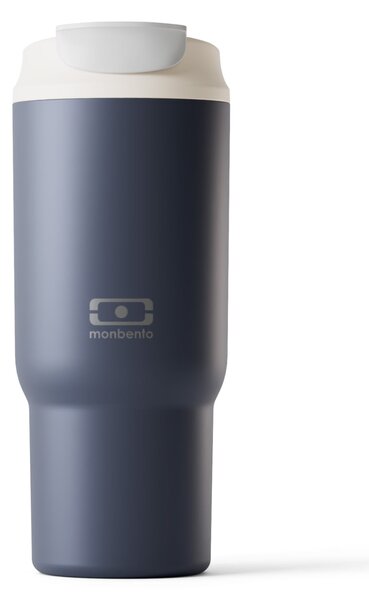 Termohrnček s viečkom a slamkou Travel Infinity Blue 600 ml