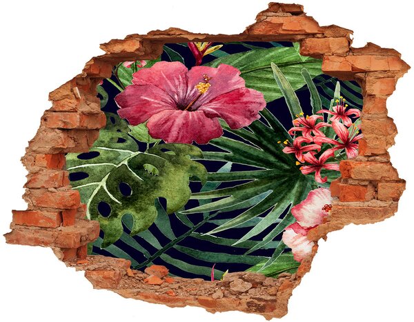 Diera 3D fototapeta nálepka Tropické kvety nd-c-74294339