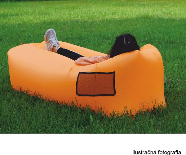KONDELA Nafukovací sedací vak/lazy bag, ružová, LEBAG
