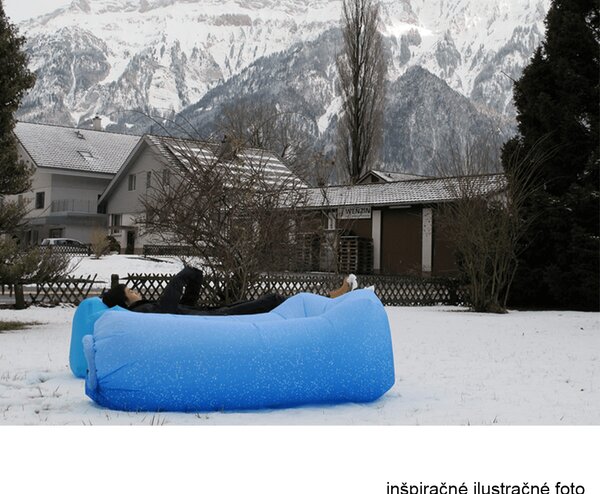 KONDELA Nafukovací sedací vak/lazy bag, ružová, LEBAG
