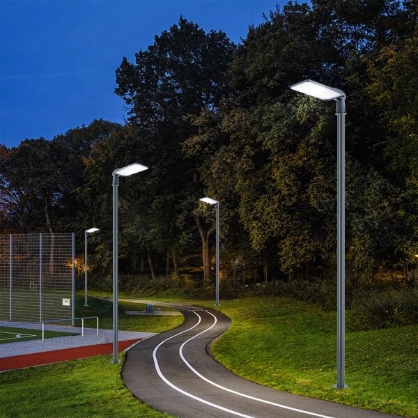 Brilagi-LED Vonkajšie svietidlo so stĺpom a 4 m káblom URBANLIGHT LED/200W/230V antracit IP65