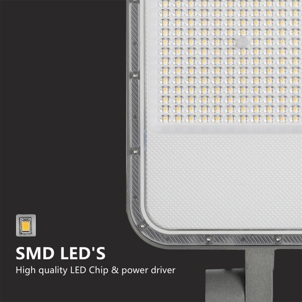 Brilagi-LED Vonkajšia lampa so stĺpom a 3 m káblom URBANLIGHT LED/200W/230V sivá IP65
