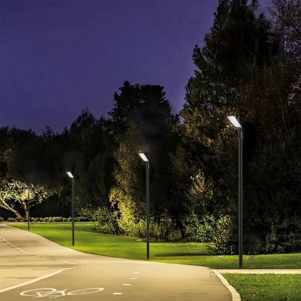 Brilagi -LED Vonkajšie svietidlo so stĺpom a káblom 3 m URBANLIGHT LED/50W/230V čierna IP65