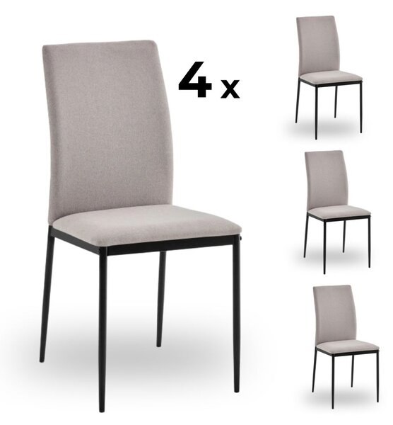 Jedálenské stoličky TILDA | hnedá 4 kusy