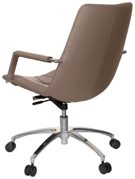 OTOČNÁ STOLIČKA, vzhľad kože, cappuccino MID.YOU - Online Only kancelárie, Online Only