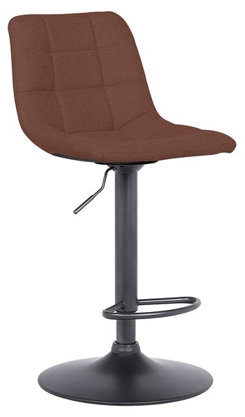 TEMPO Barová stolička, hnedá/čierna, LAHELA