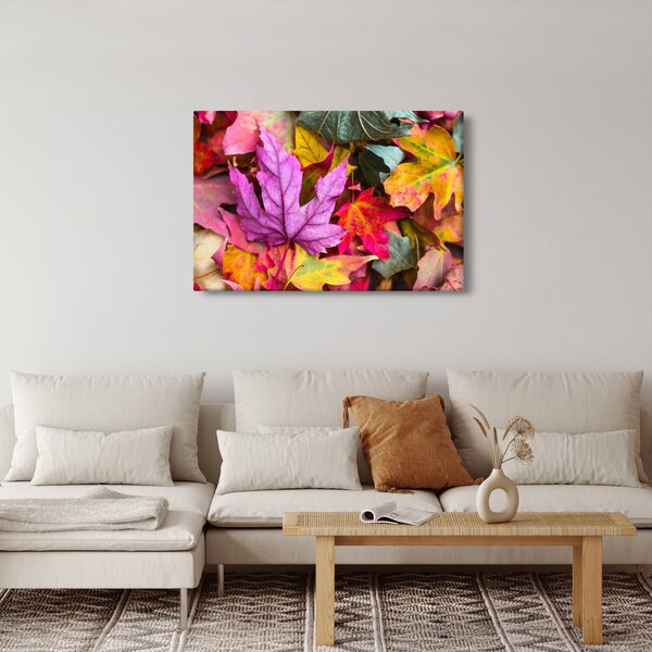 Obraz - jesenné listy (90x60 cm)