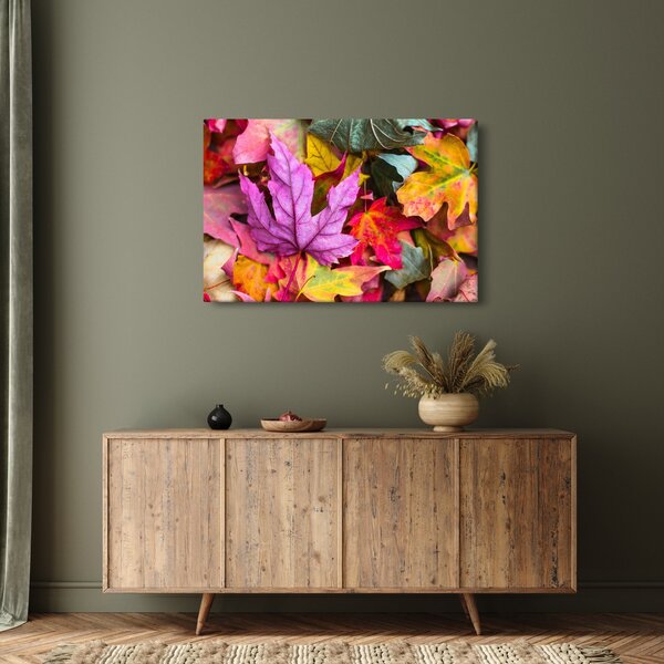 Obraz - jesenné listy (90x60 cm)
