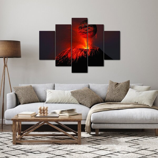 Obraz sopky (150x105 cm)