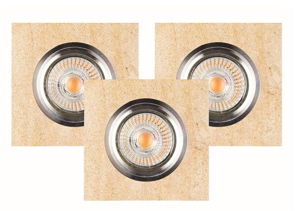 Spot-Light 2515339-SADA 3x LED Podhľadové svietidlo VITAR 1xGU10/5W/230V pieskovec