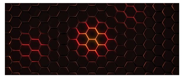 Obraz pletiva (120x50 cm)