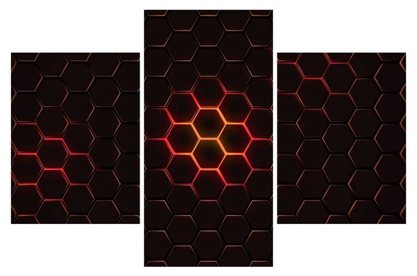 Obraz pletiva (90x60 cm)