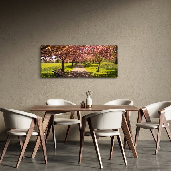 Obraz - sad čerešní (120x50 cm)