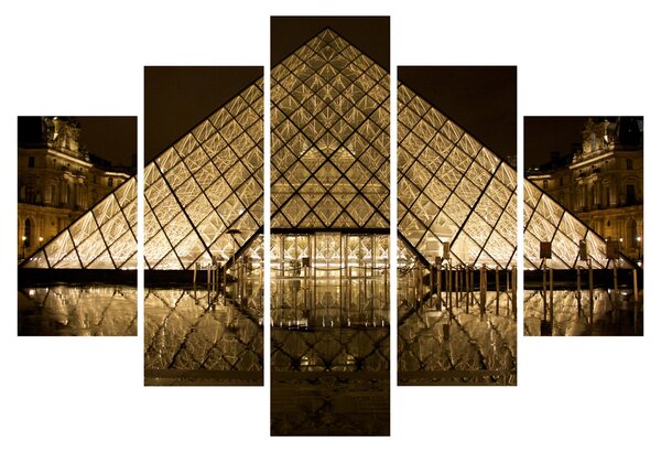 Obraz Louvre (150x105 cm)