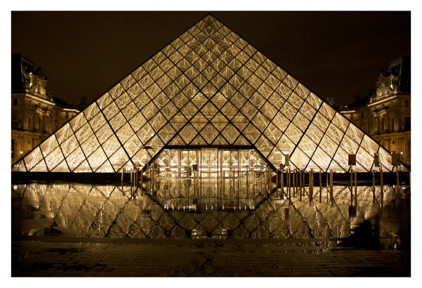 Obraz Louvre (90x60 cm)