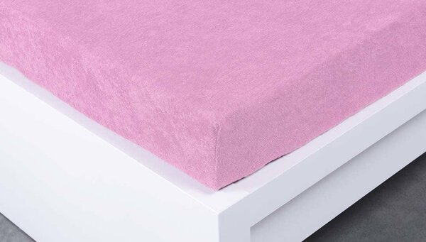 XPOSE® Detská froté plachta Exclusive - levanduľová 60x120 cm