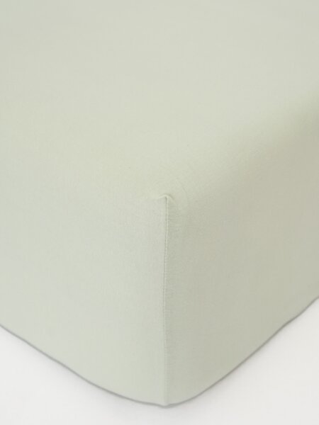 Jersey plachta do postieľky Classic 60 × 120 cm - šalviová
