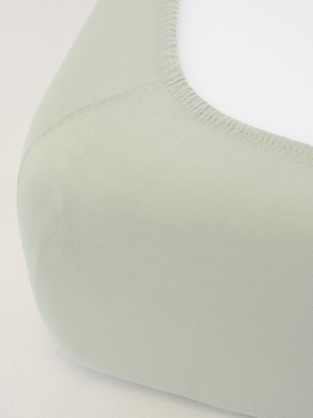 Jersey plachta do postieľky Classic 60 × 120 cm - šalviová