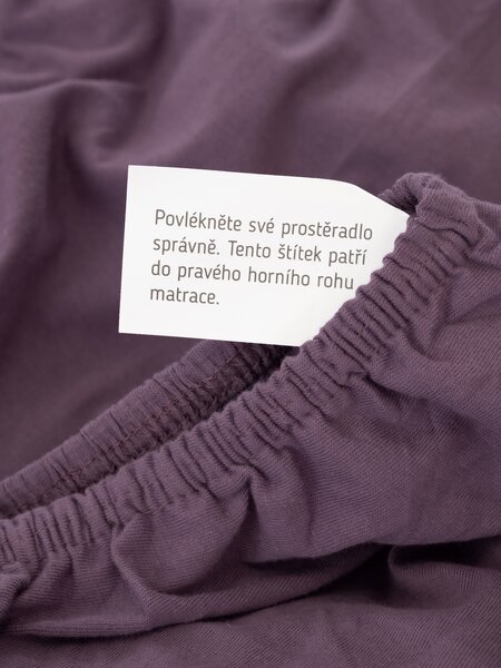 Jersey plachta Classic 90 x 200 cm – ametystová