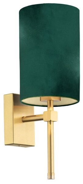Argon 8109 - Nástenná lampa ABRUZZO 1xE14/7W/230V mosadz/zelená