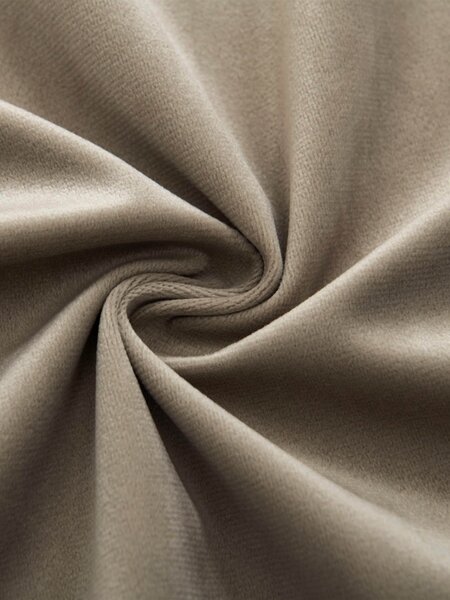 Zamatové zatemňovacie závesy Cesar cappuccino - 140 x 180 cm (2ks) - krúžky